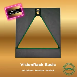 VisionRack Basic– Snooker-Rack mit rechteckigem Rahmen